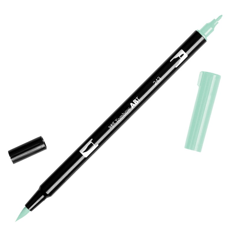 Tombow قلم تومبو 56526 مزدوج الفرشاة، 243 - نعناع، عبوة واحدة. - Image 1